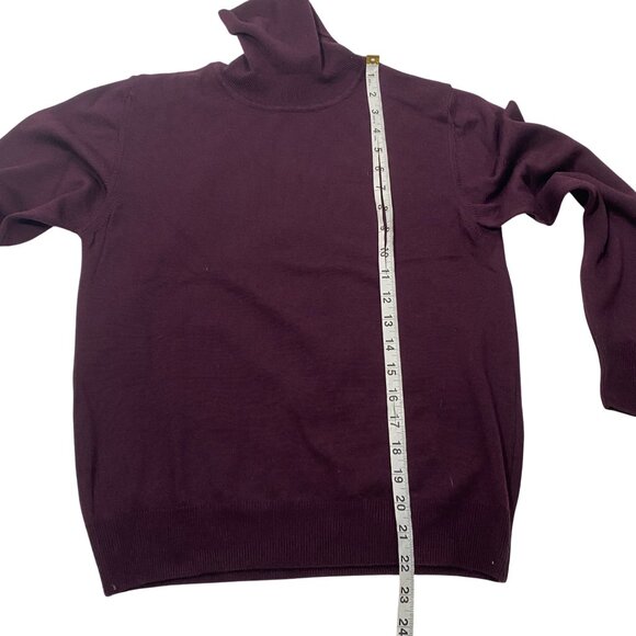 Bloomingdales Womens Merino Wool Turtleneck Sweater XS/S Made In Italy fitted - Picture 6 of 7